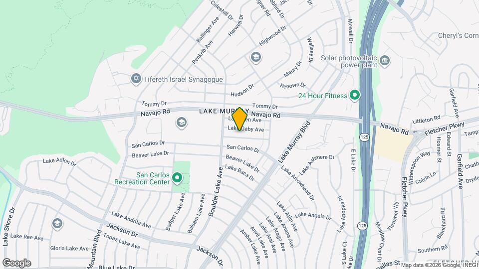 8362 Bashan Lake Ave Map and Location Details