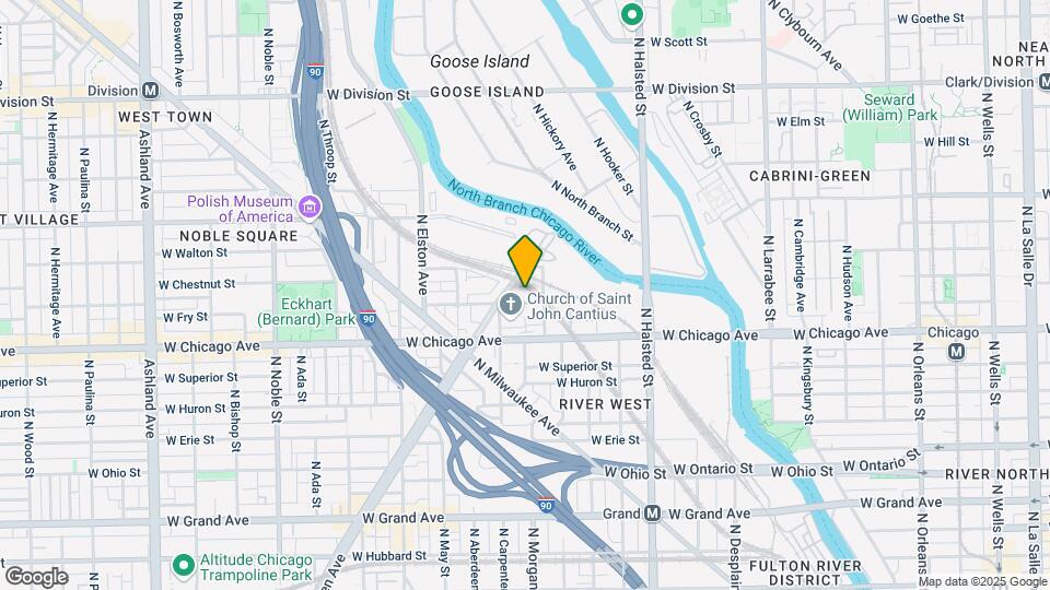 1016 W Fry St, Unit #2 Map and Location Details