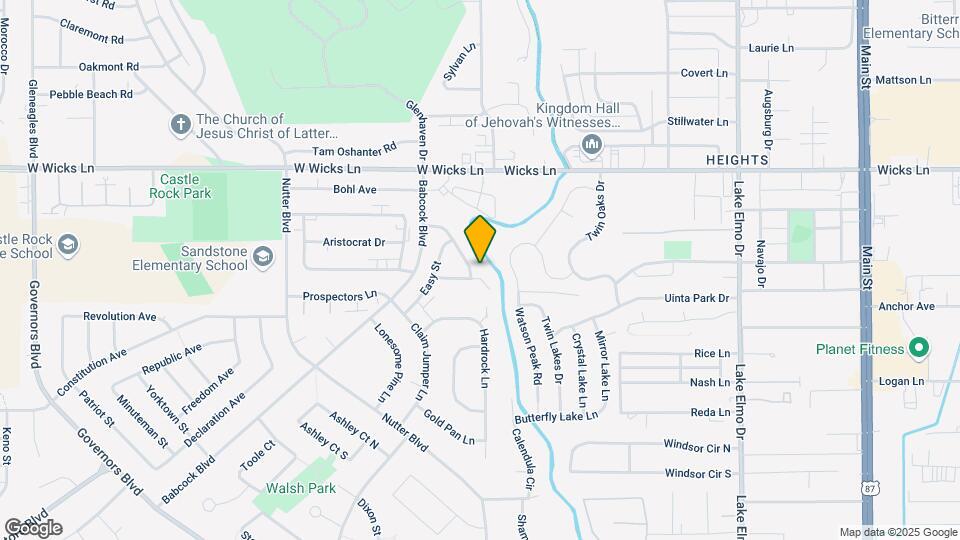 1411 Sourdough Ln Map and Location Details