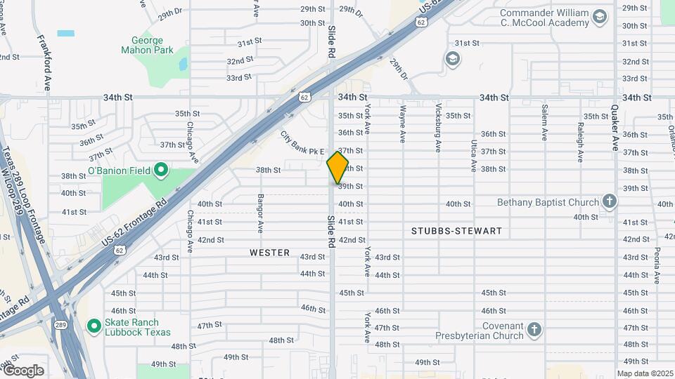 5121 39th St Map and Location Details