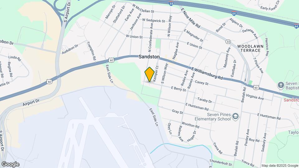 13 W Berry St Map and Location Details