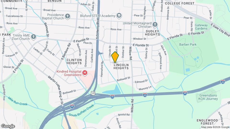 1704 Pichard St Mapa y Detalles de la Ubicación