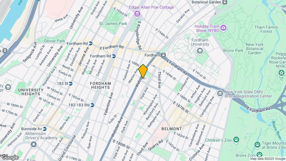401-405 E 187th St Map and Location Details