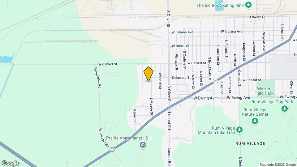 2113 S Meade St Map and Location Details