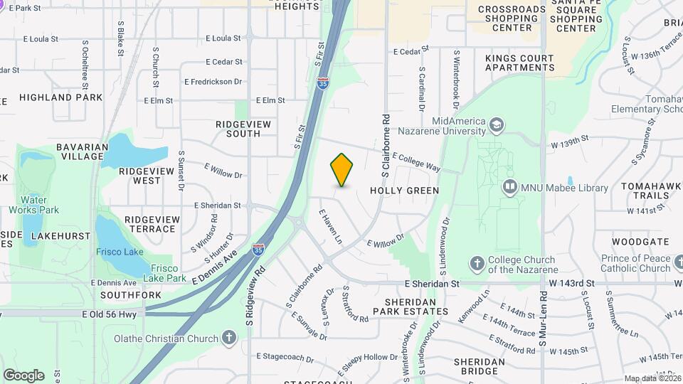 740 S Avalon Cir Map and Location Details