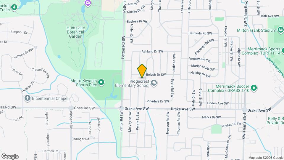 3502 Penny St SW Map and Location Details