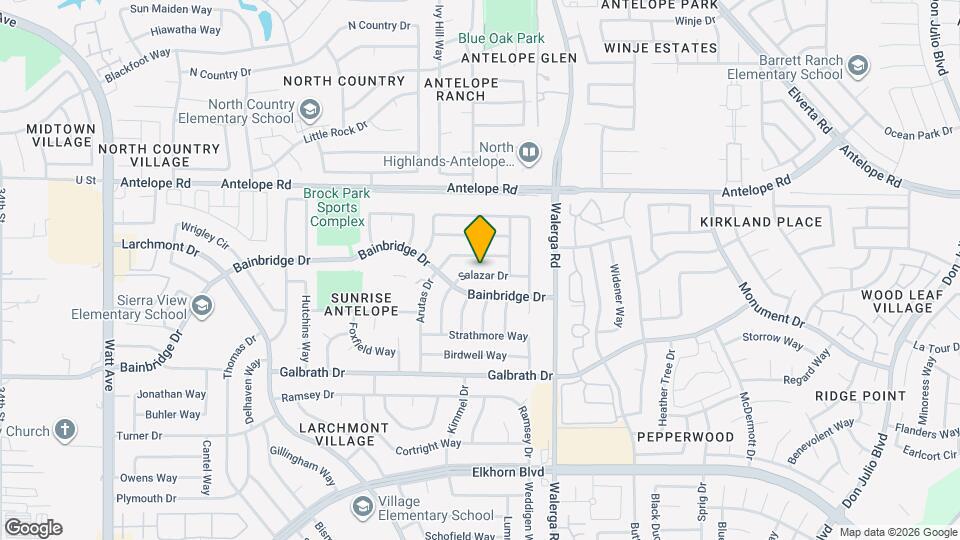 7331 Salazar Dr Map and Location Details