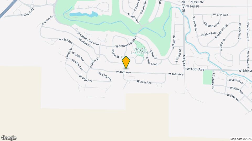 3404 W 46th Ave Map and Location Details