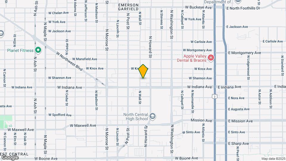 623-625 W Shannon Ave Map and Location Details