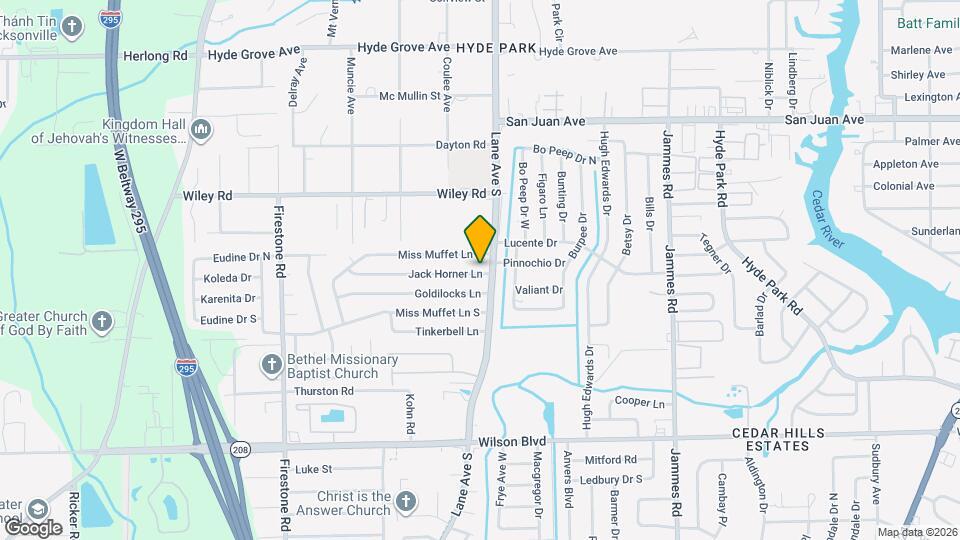 6745 Jack Horner Ln Map and Location Details