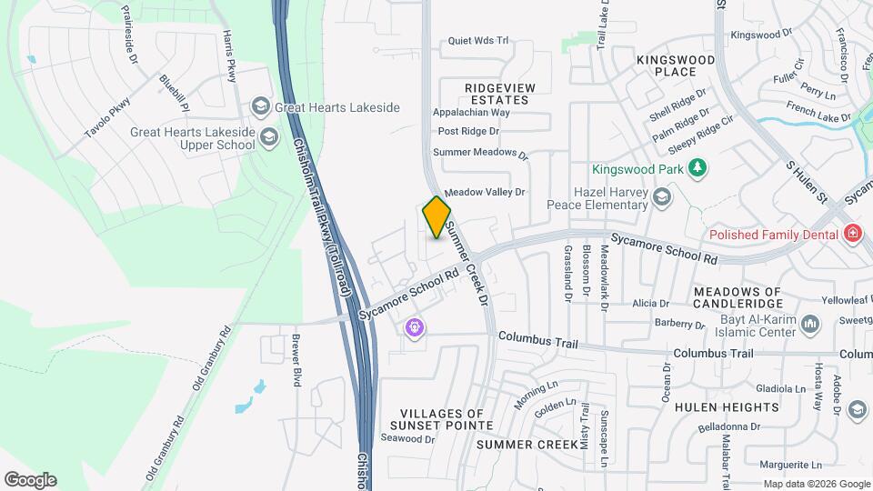 5344 Sycamore School Rd Map and Location Details