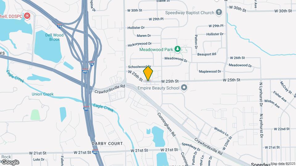 6101 W 25th St Map and Location Details