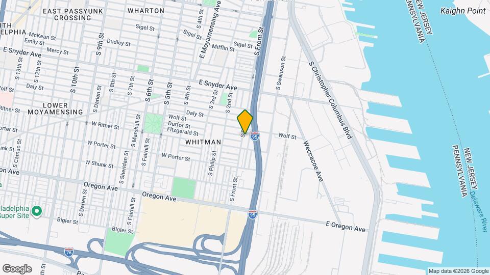 2321 S Front St Map and Location Details