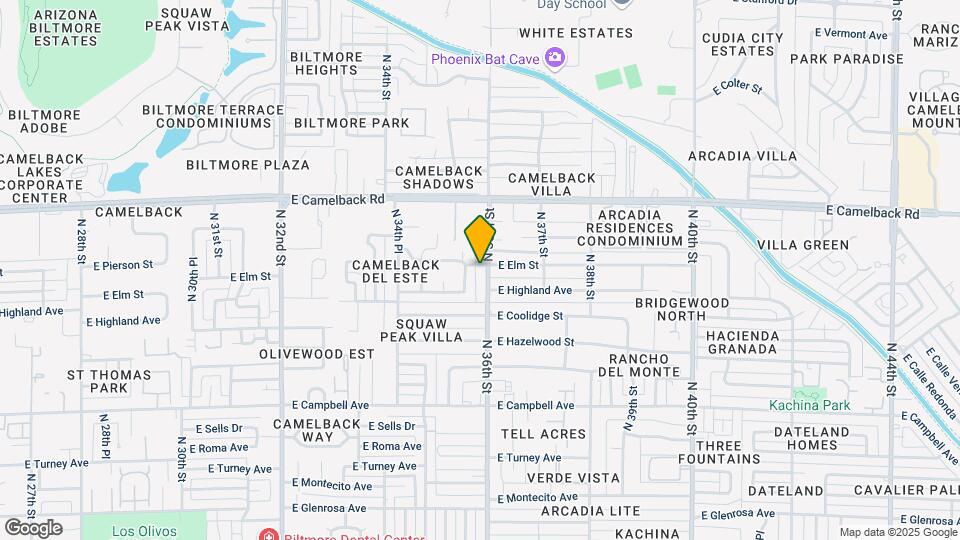 4724 N 36th St Map and Location Details