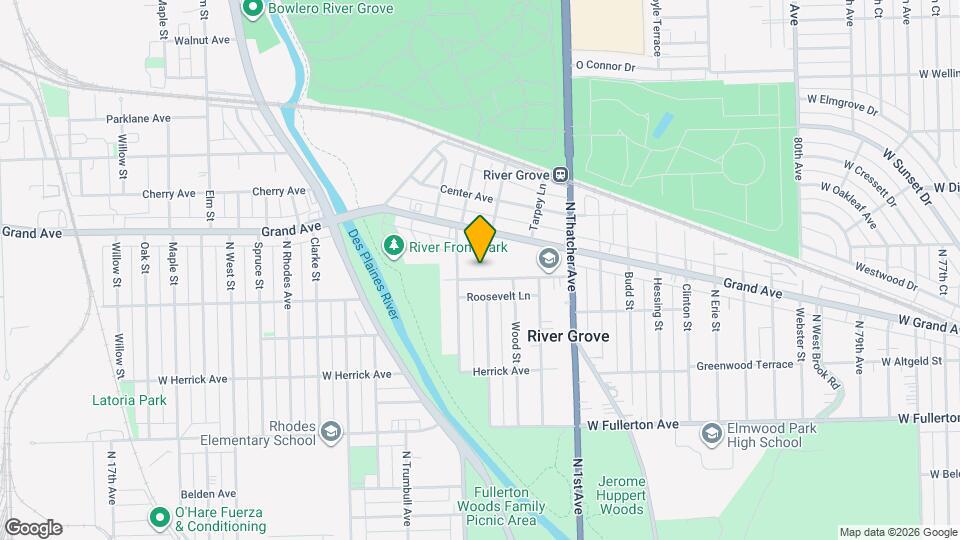 8536 River Grove Ave Mapa y Detalles de la Ubicación