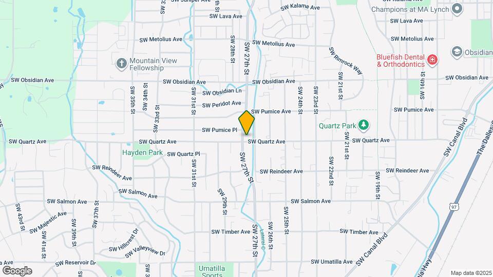 2737 SW Quartz Ave Map and Location Details