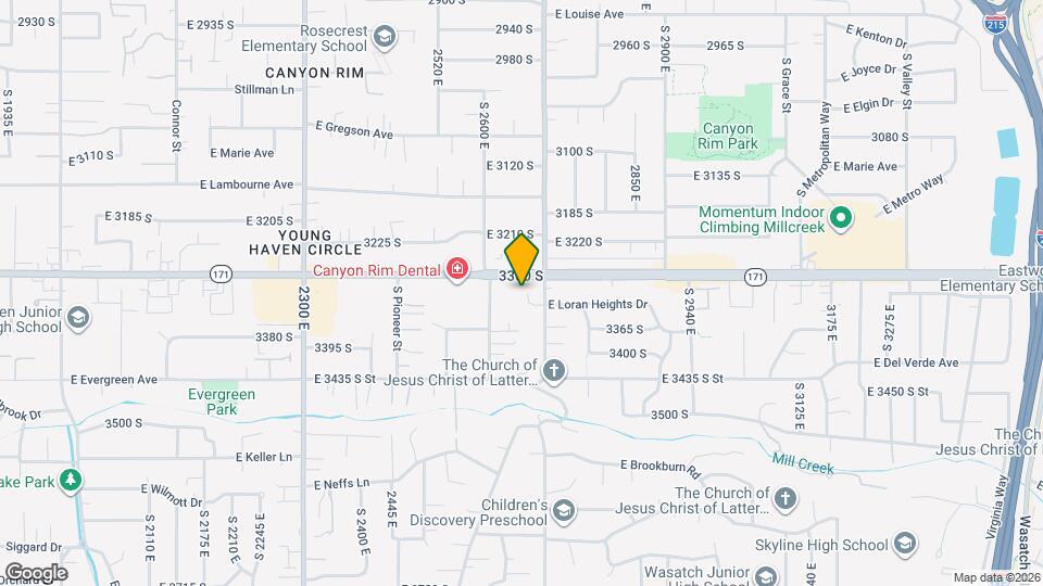 2660 E 3300 S, Unit Apt 20 Map and Location Details