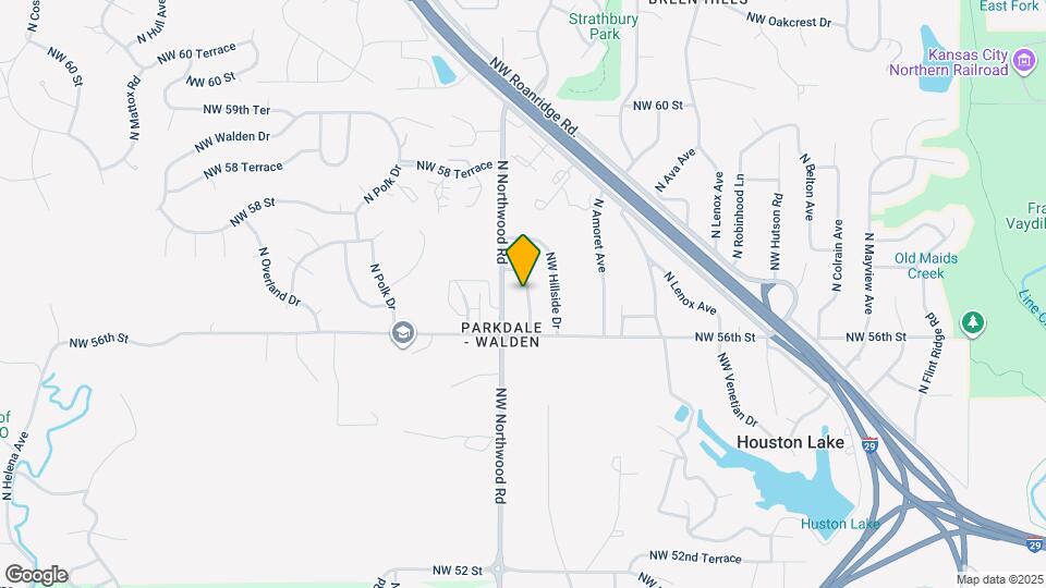 5616 N Strathbury Ave Map and Location Details