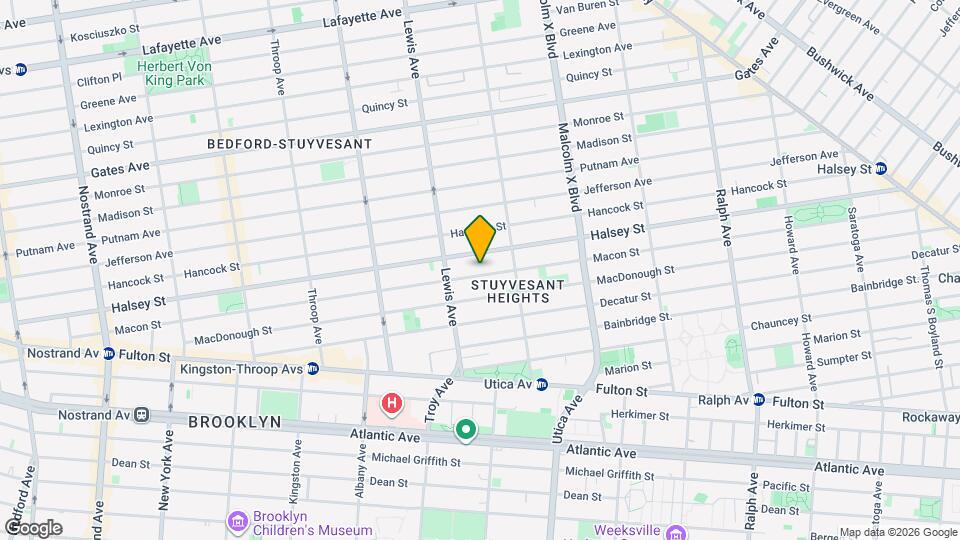 453 Macon St Map and Location Details