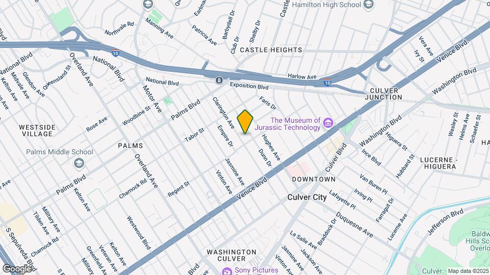 3676 Clarington Ave Mapa y Detalles de la Ubicación