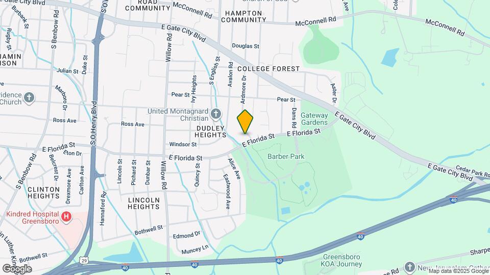 1432 Ardmore Dr Map and Location Details