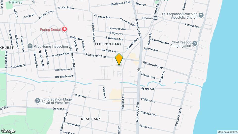 340 Elberon Blvd Map and Location Details