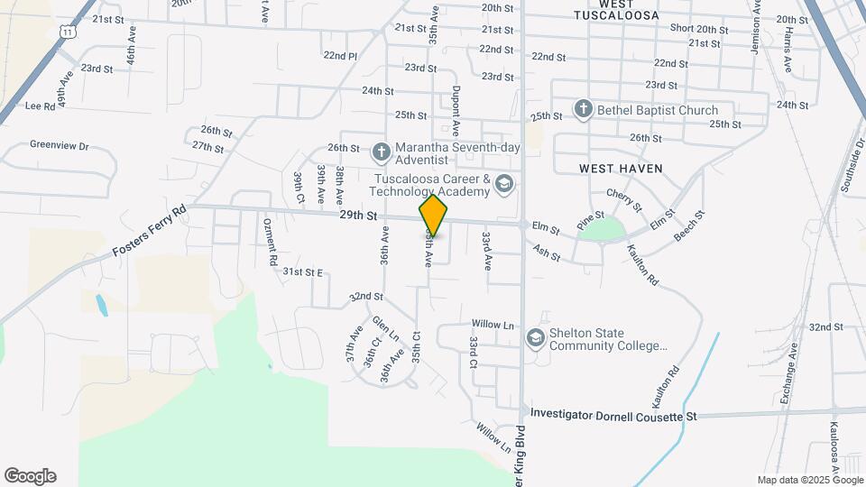 2925 35th Ave Map and Location Details