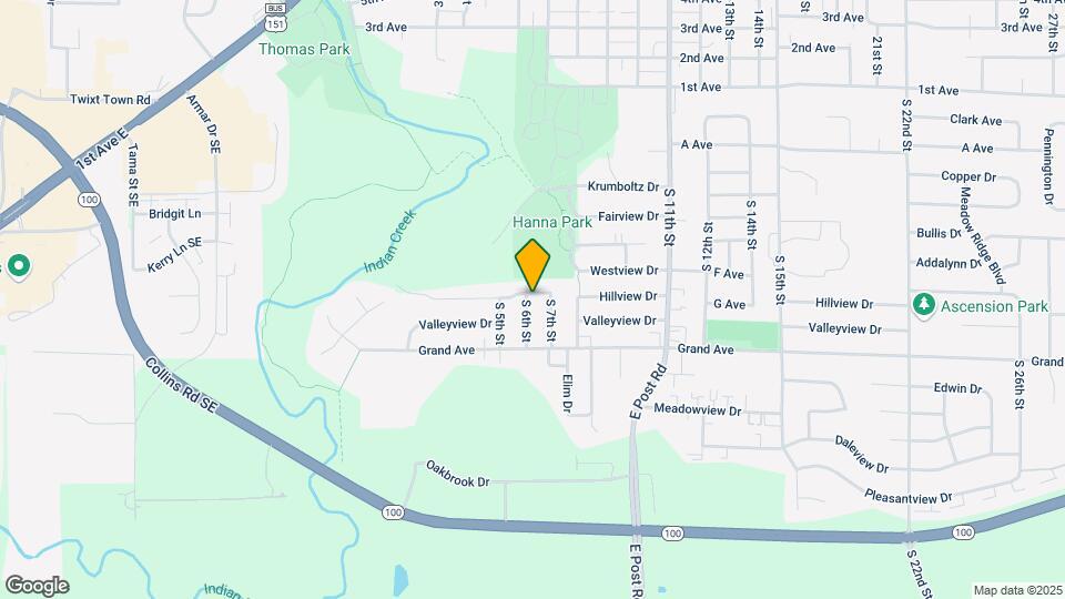 605 Hillview Dr Map and Location Details