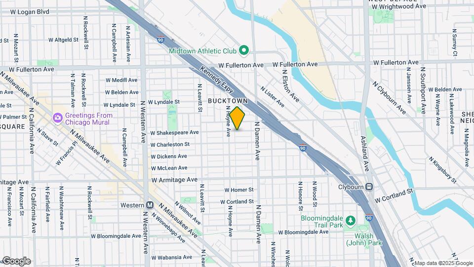 2047 W Shakespeare Ave Map and Location Details