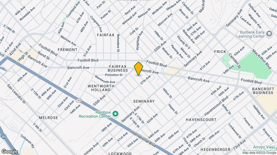 5549 Harvey Ave Map and Location Details