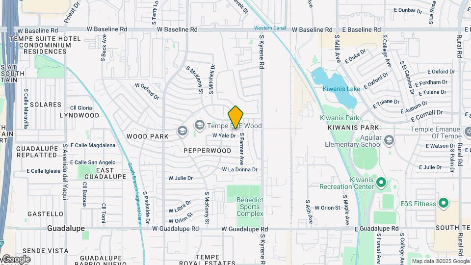 554 W Yale Dr Map and Location Details