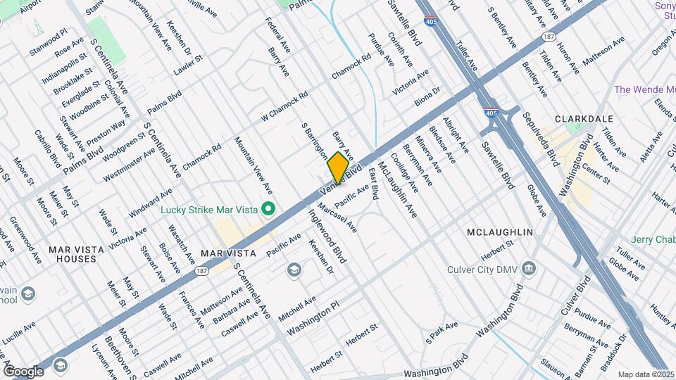 11910 Venice Blvd Map and Location Details