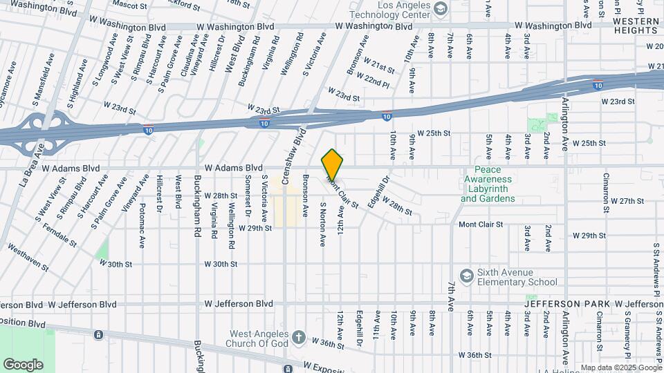 4214 Montclair St Mapa y Detalles de la Ubicación