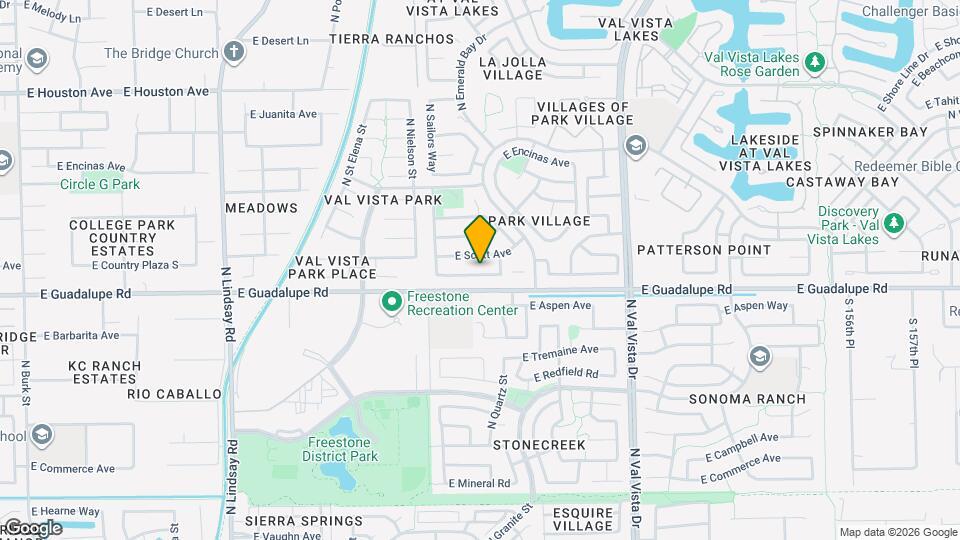 1308 E Princeton Ave Map and Location Details