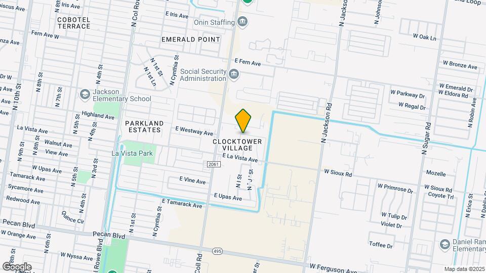 2501 N I St Map and Location Details