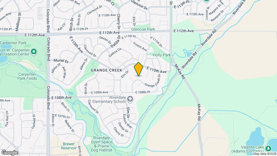 10885 Grange Creek Dr Map and Location Details