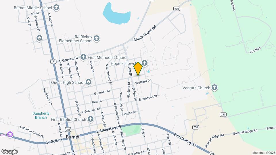 606 Mildred Ave Map and Location Details