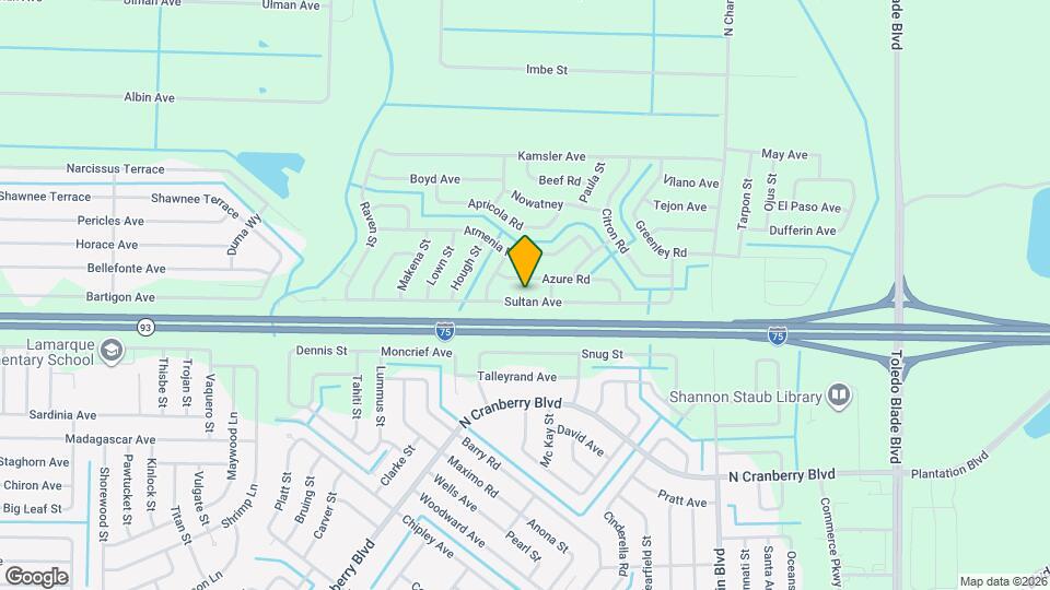 2350 Sultan Ave Mapa y Detalles de la Ubicación