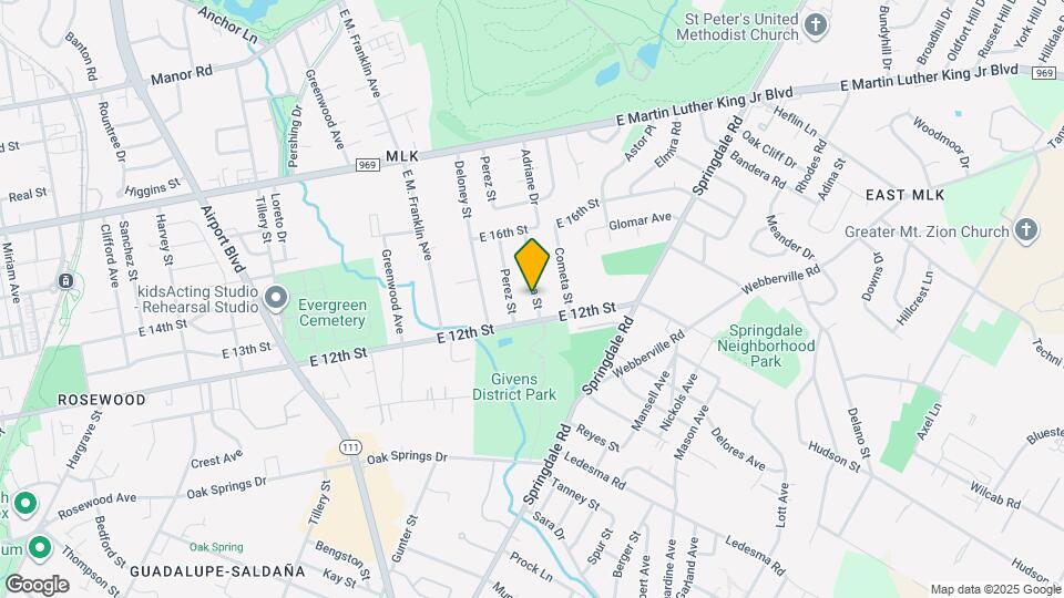 1208 Luna St Map and Location Details