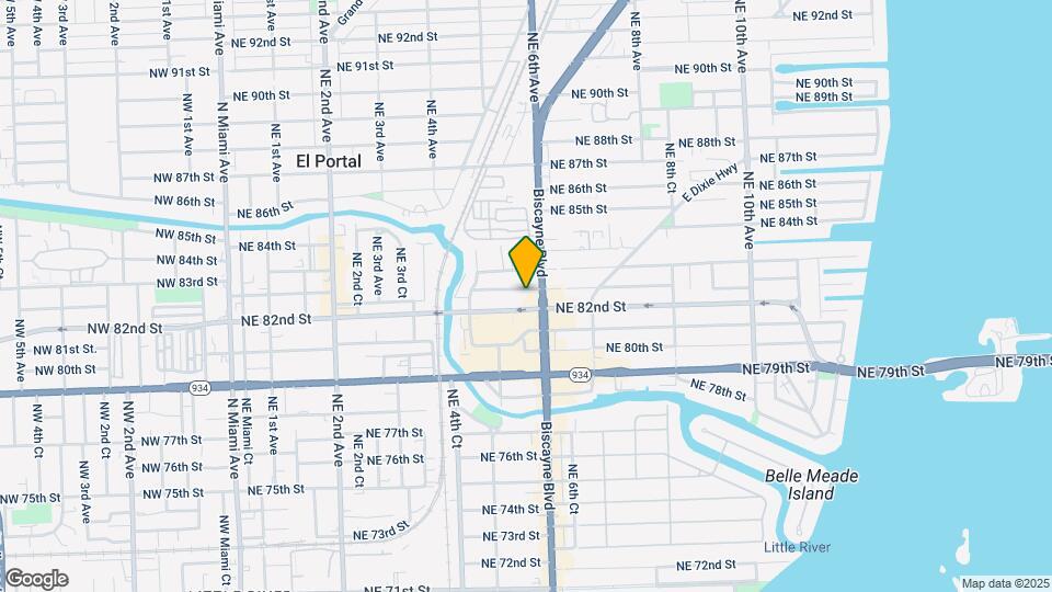 550 NE 82nd Ter Map and Location Details