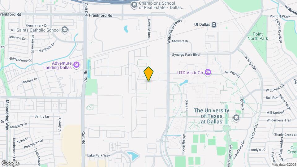 17558 Bottlebrush Dr Map and Location Details