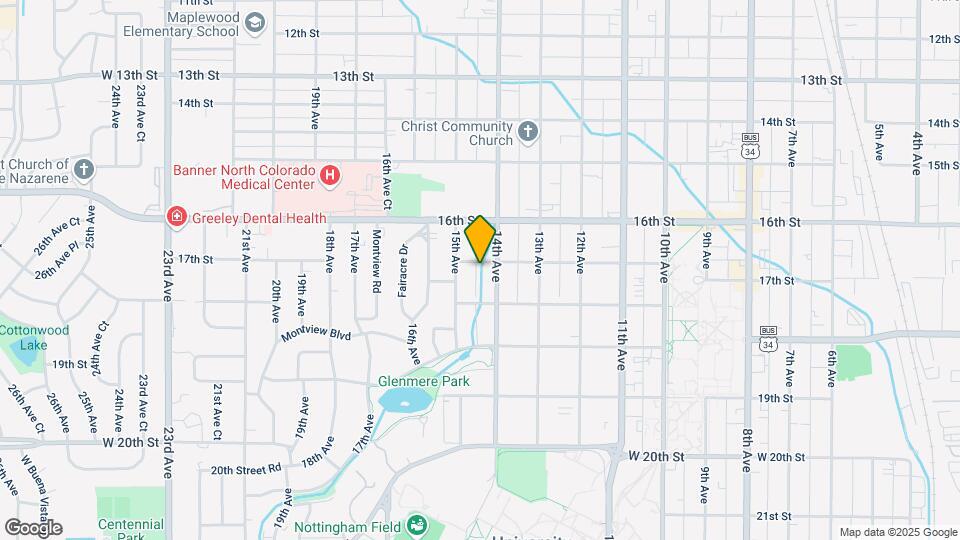 1410 17th St Map and Location Details