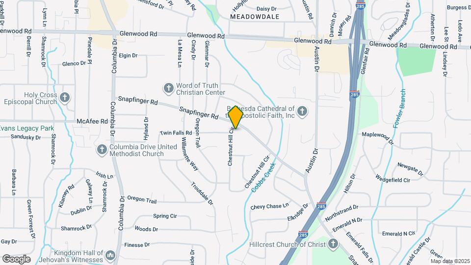 2030 Chestnut Hill Cir Map and Location Details