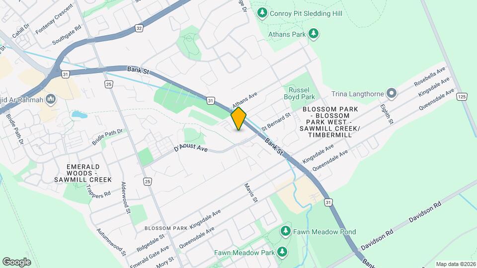 1589 St Bernard St Map and Location Details