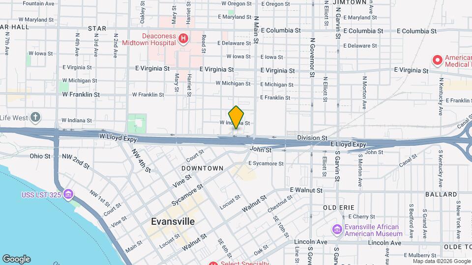 41 W Division St Map and Location Details