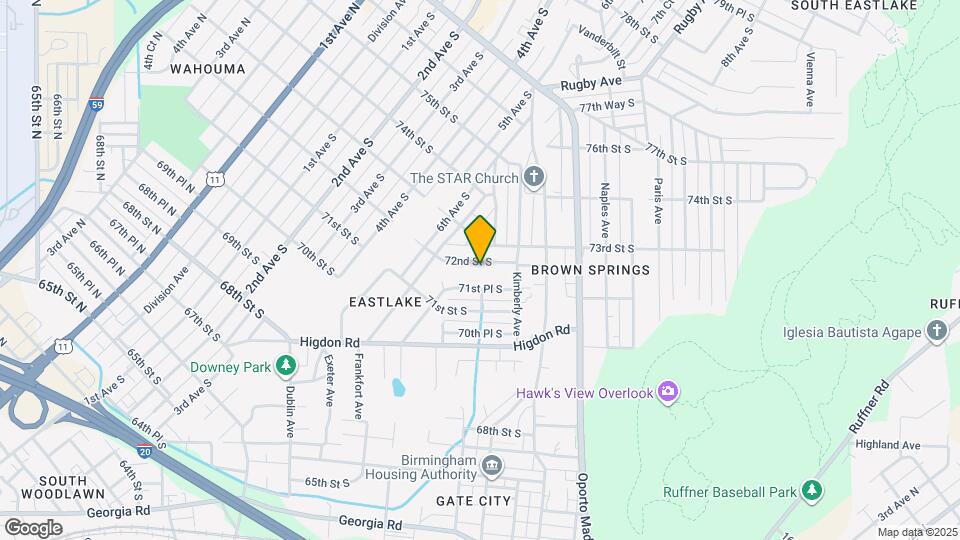 644 72nd St S Map and Location Details