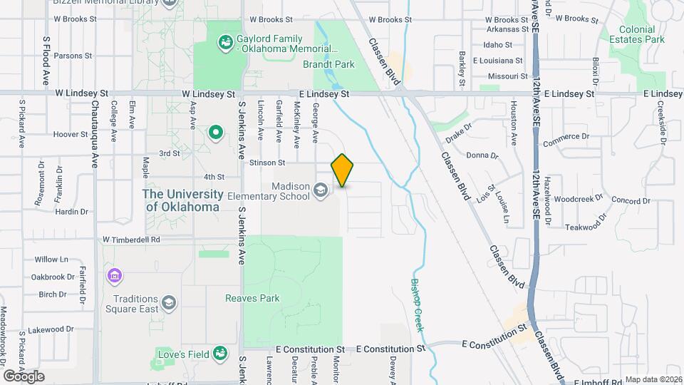 1510 Bedford Ln Mapa y Detalles de la Ubicación