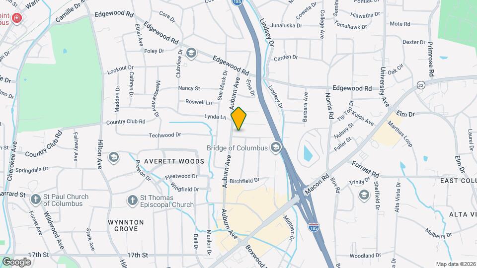 2931 Glenbrook Dr Map and Location Details
