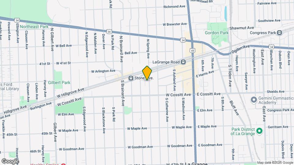 22 S Spring Ave Map and Location Details
