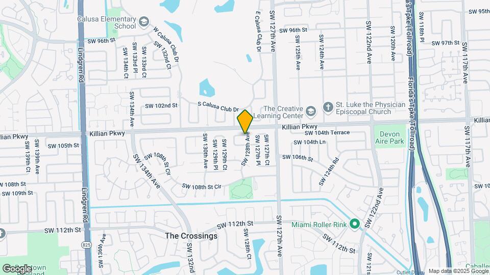 12800 SW 104th Terrace Map and Location Details